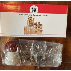 Chef's Best Mini Fruit and Sandwich/Appetizer Maker - New in Box